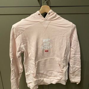 Women pink hoodie in size xs